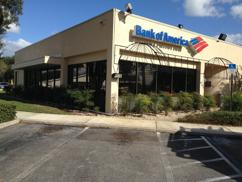 Security film installed at Bank of America. Avon Park, FL