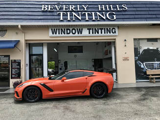 Car window tinting at our Fort Myers, FL shop