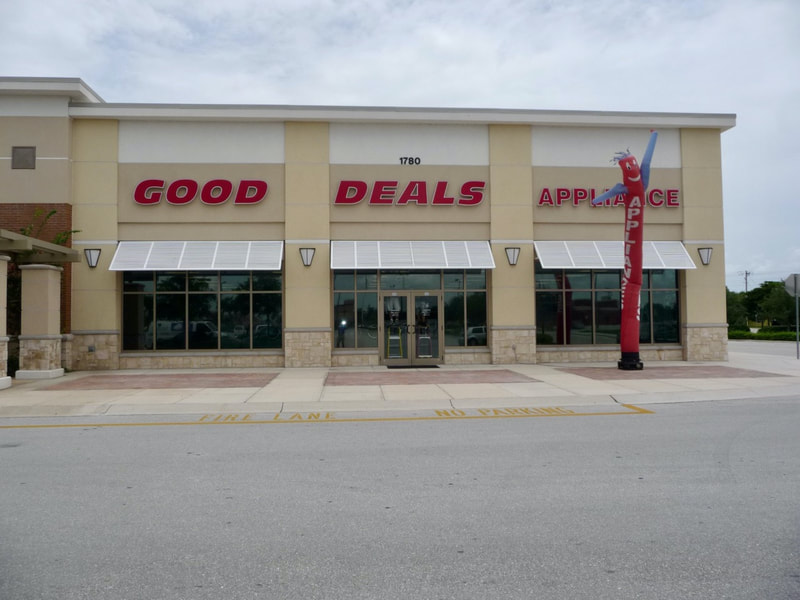 Storefront windows tinted at Good Deals Appliances in Cape Coral
