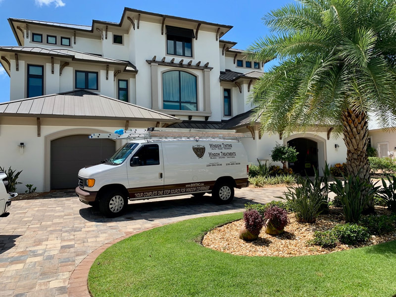 Home window tinting - Tidewater Cir. Fort Myers, FL 33908