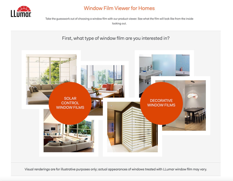 Window film viewer for homes by LLumar